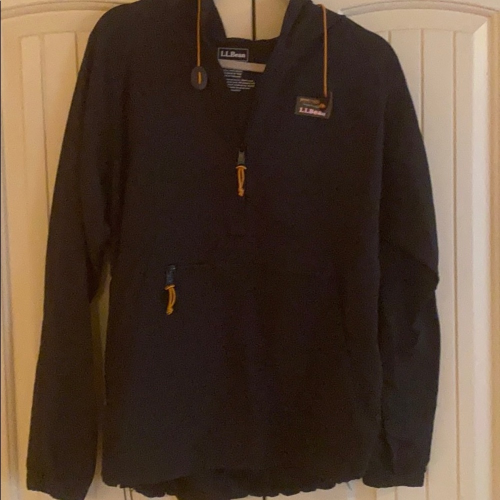 Black rain jacket